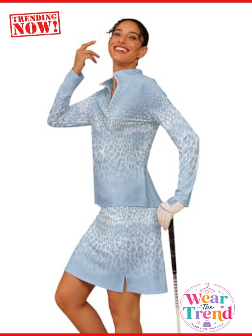 Women's Golf Polo Long Sleeve Quarter Zip Pullover Athletic Top Ruffled Hem